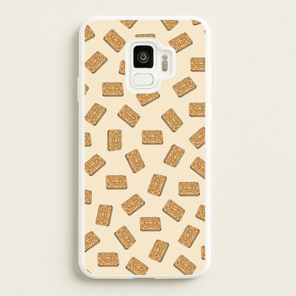 Custard Creams - Biscuits Patterns  - Biscuits Patterns Phone Case for Galaxy S9