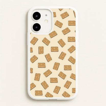 Custard Creams - Biscuits Patterns  - Biscuits Patterns Phone Case for iPhone 12 Mini