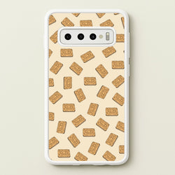 Custard Creams - Biscuits Patterns  - Biscuits Patterns Phone Case for Galaxy S10 Plus