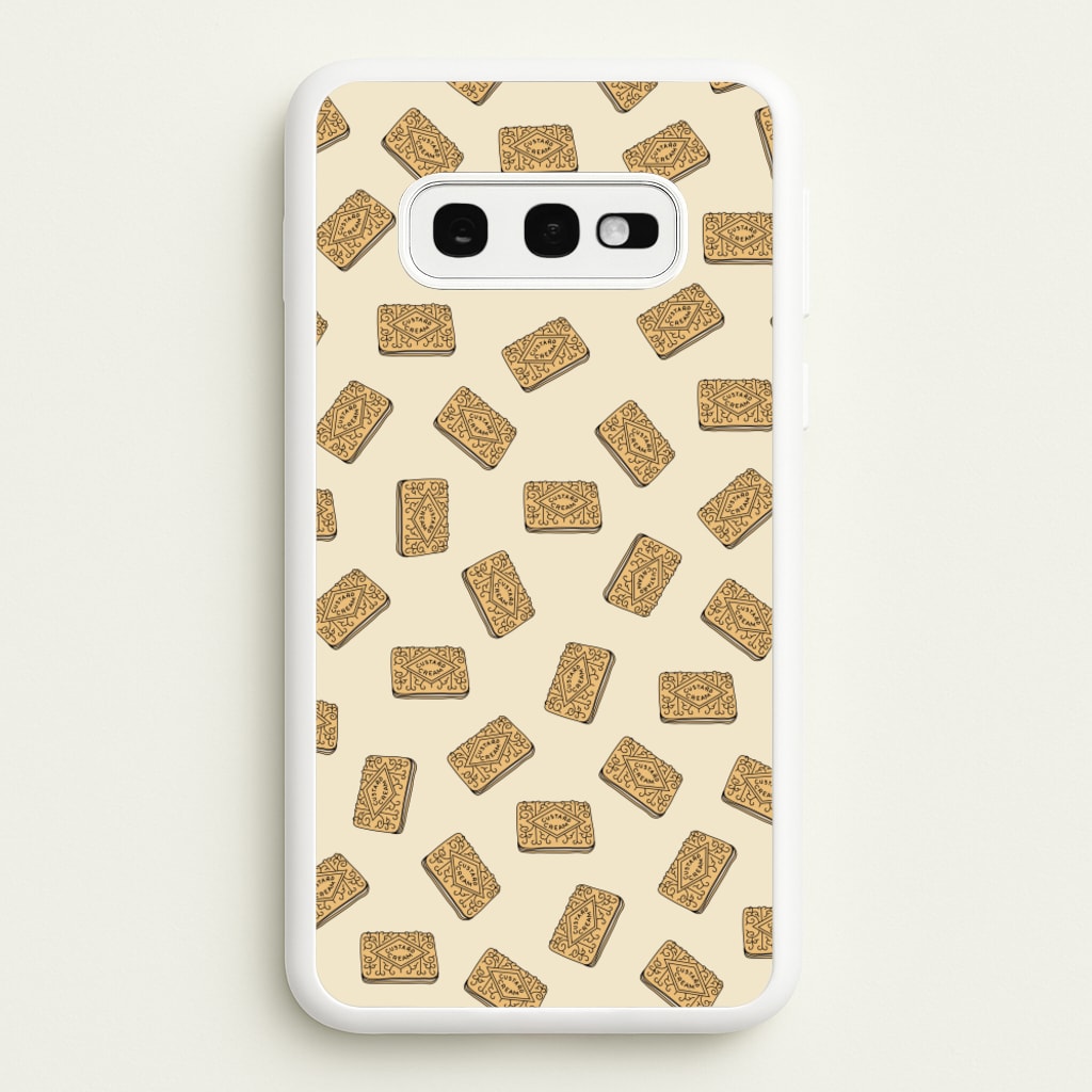 Custard Creams - Biscuits Patterns  - Biscuits Patterns Phone Case for Galaxy S10e
