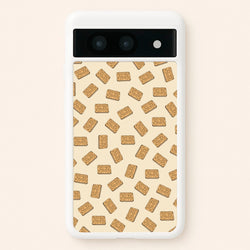Custard Creams - Biscuits Patterns  - Biscuits Patterns Phone Case for Google Pixel 8a