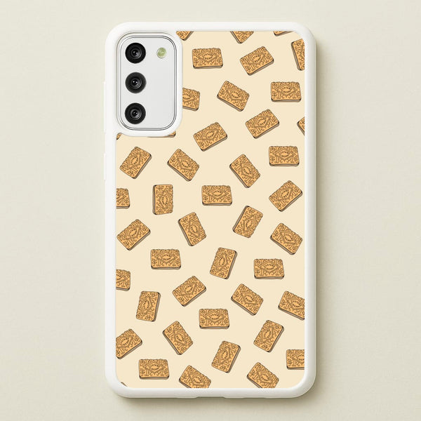 Custard Creams - Biscuits Patterns  - Biscuits Patterns Phone Case for Galaxy A41