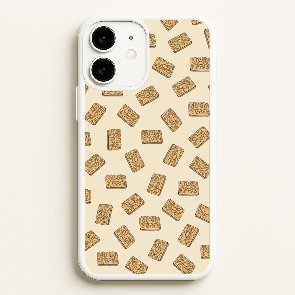 Custard Creams - Biscuits Patterns  - Biscuits Patterns Phone Case for iPhone 11