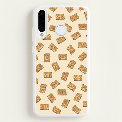 Custard Creams - Biscuits Patterns  - Biscuits Patterns Phone Case for Huawei P30 Pro