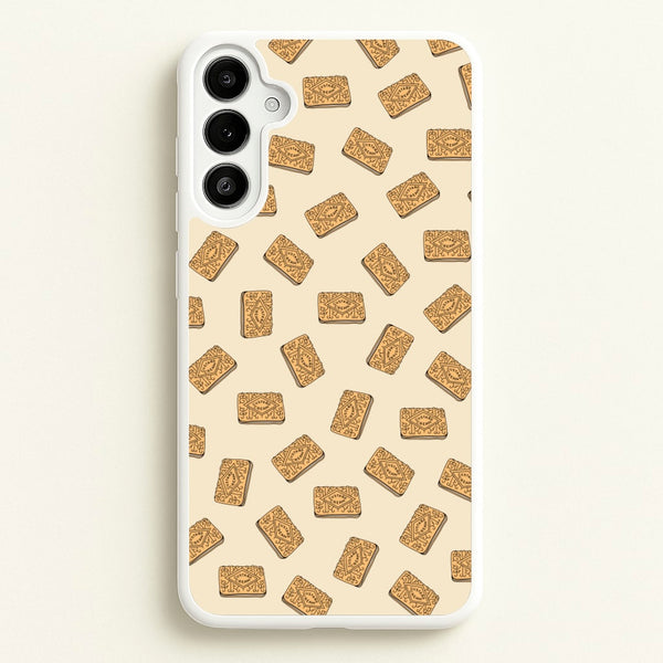 Custard Creams - Biscuits Patterns  - Biscuits Patterns Phone Case for Galaxy A34