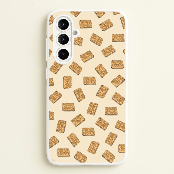 Custard Creams - Biscuits Patterns  - Biscuits Patterns Phone Case for Galaxy A16