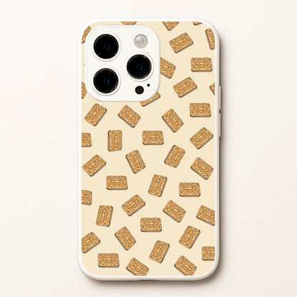 Custard Creams - Biscuits Patterns  - Biscuits Patterns Phone Case for iPhone 15 Pro Max