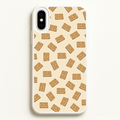 Custard Creams - Biscuits Patterns  - Biscuits Patterns Phone Case for iPhone XS Max