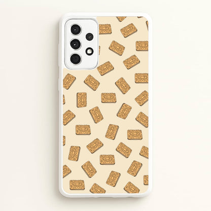 Custard Creams - Biscuits Patterns  - Biscuits Patterns Phone Case for Galaxy A52 / A52s