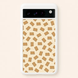 Custard Creams - Biscuits Patterns  - Biscuits Patterns Phone Case for Google Pixel 8 Pro