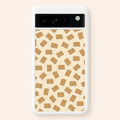 Custard Creams - Biscuits Patterns  - Biscuits Patterns Phone Case for Google Pixel 8 Pro