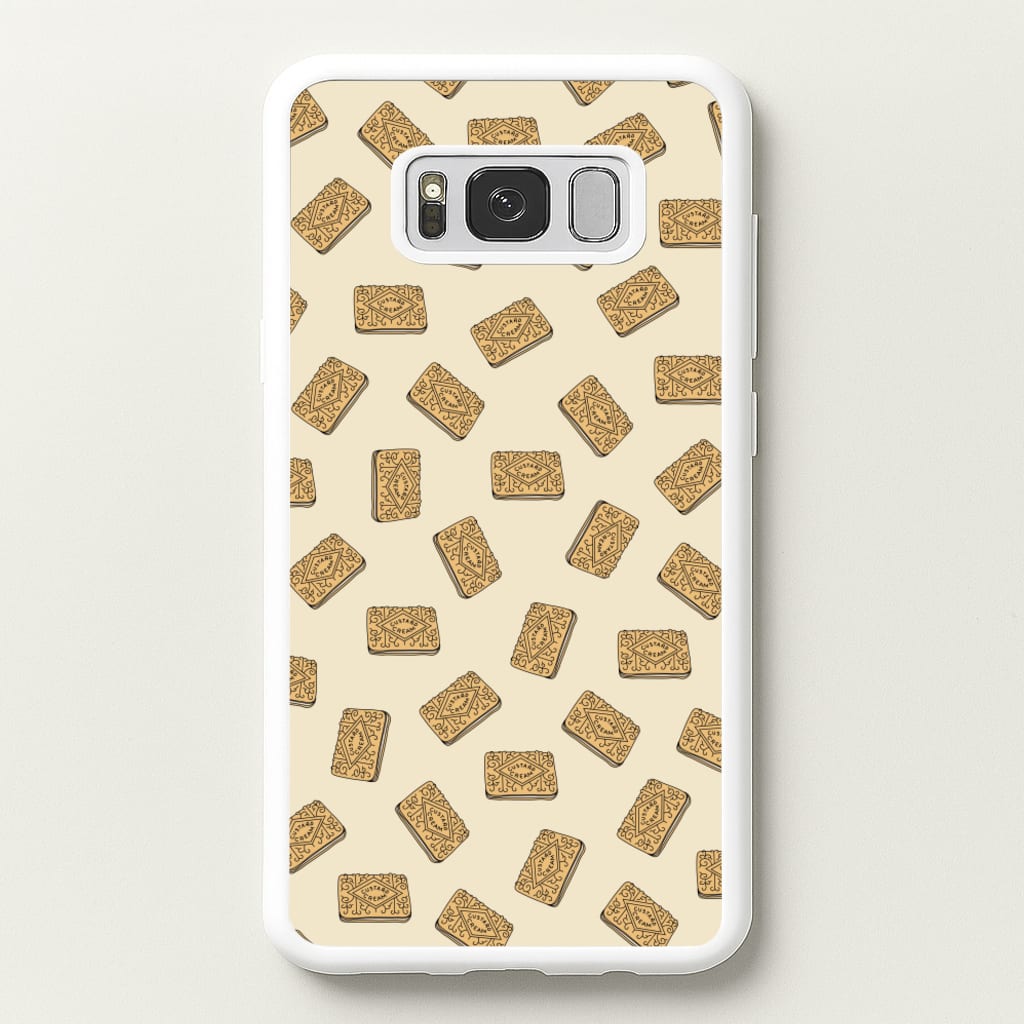 Custard Creams - Biscuits Patterns  - Biscuits Patterns Phone Case for Galaxy S8 Plus