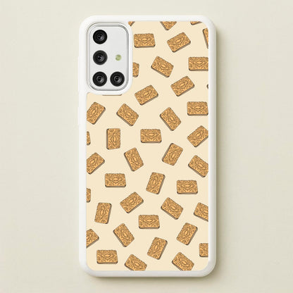 Custard Creams - Biscuits Patterns  - Biscuits Patterns Phone Case for Galaxy A71