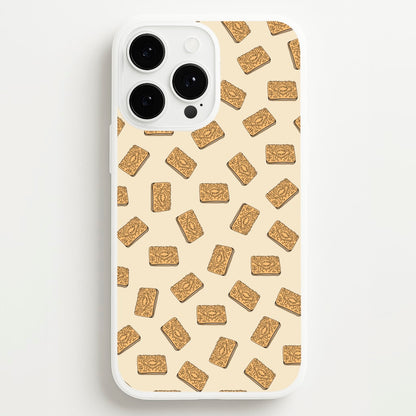 Custard Creams - Biscuits Patterns  - Biscuits Patterns Phone Case for iPhone 13 Pro Max