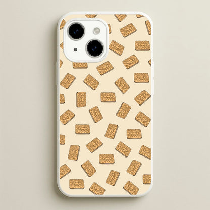 Custard Creams - Biscuits Patterns  - Biscuits Patterns Phone Case for iPhone 14 Plus