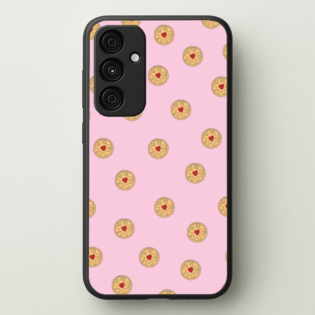 Jammy Doggers - Biscuits Patterns  - Biscuits Patterns Phone Case for Galaxy A55