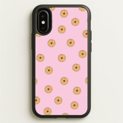 Jammy Doggers - Biscuits Patterns  - Biscuits Patterns Phone Case for iPhone X / XS