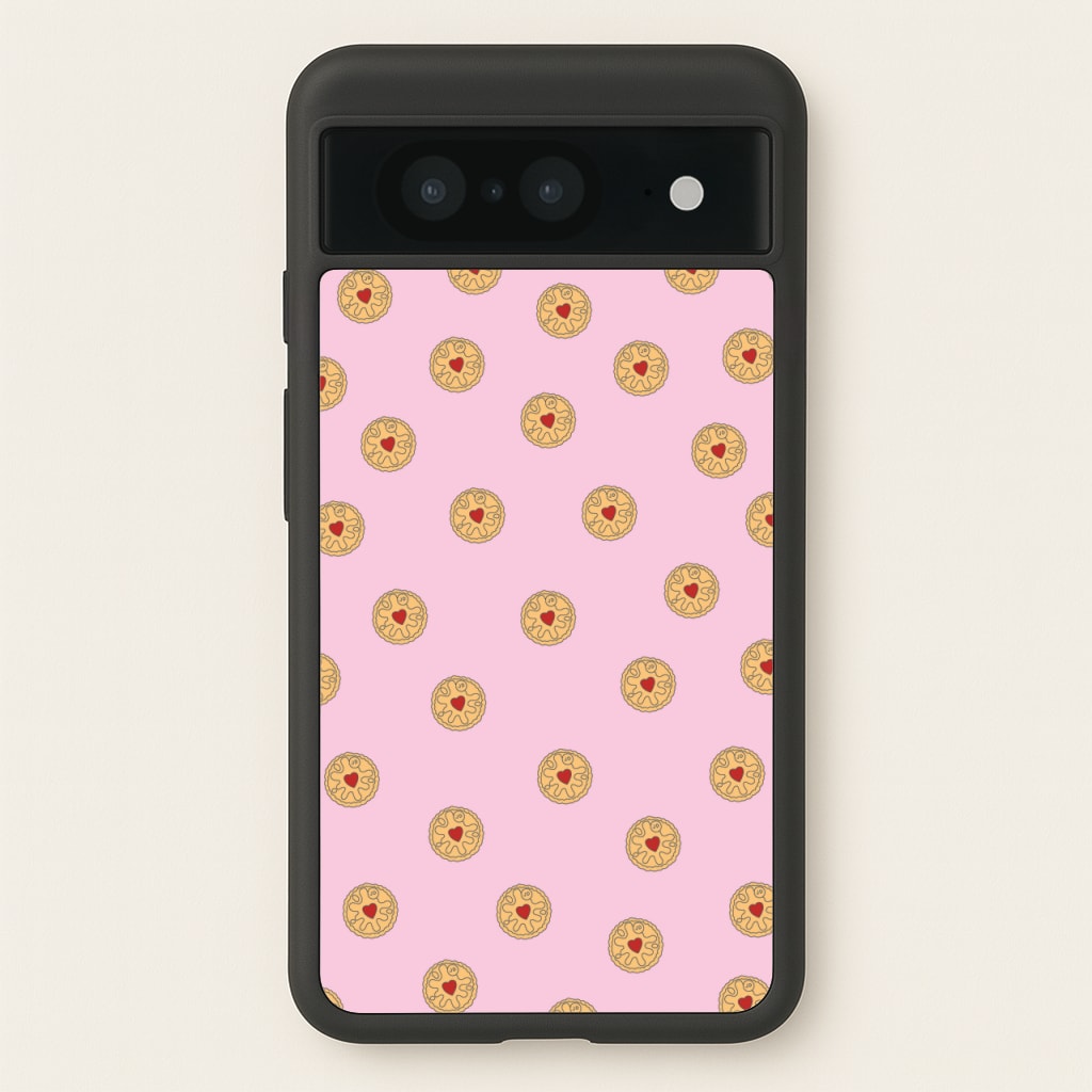 Jammy Doggers - Biscuits Patterns  - Biscuits Patterns Phone Case for Google Pixel 8