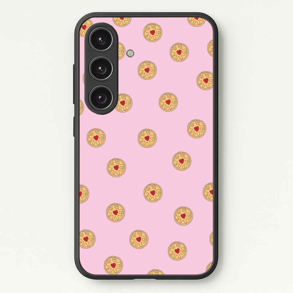 Jammy Doggers - Biscuits Patterns  - Biscuits Patterns Phone Case for Galaxy S24
