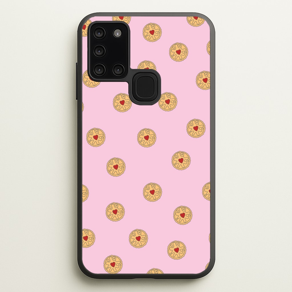 Jammy Doggers - Biscuits Patterns  - Biscuits Patterns Phone Case for Galaxy A21s