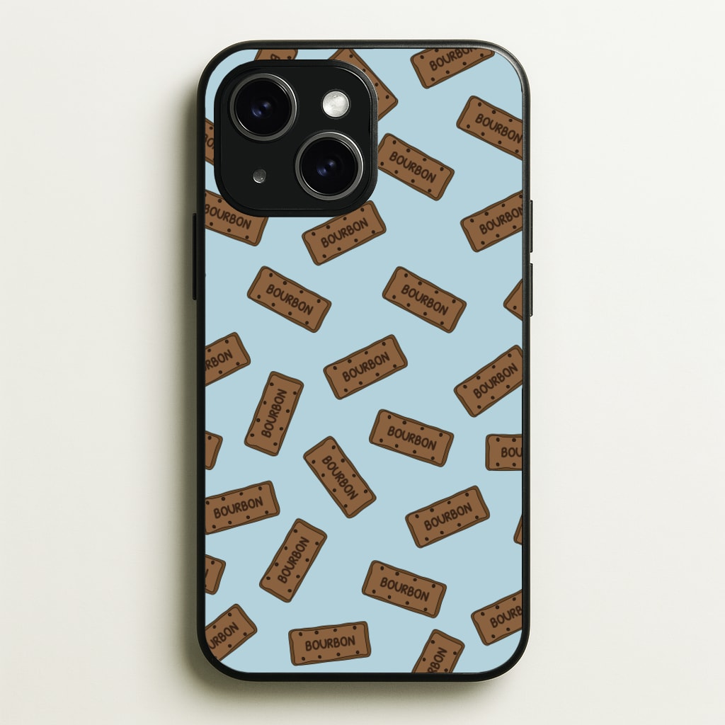 Bourbons - Biscuits Patterns  - Biscuits Patterns Phone Case for iPhone 15