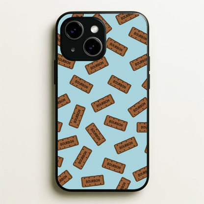Bourbons - Biscuits Patterns  - Biscuits Patterns Phone Case for iPhone 15