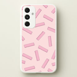 Pink Waffers - Biscuits Patterns  - Biscuits Patterns Phone Case for Galaxy A35