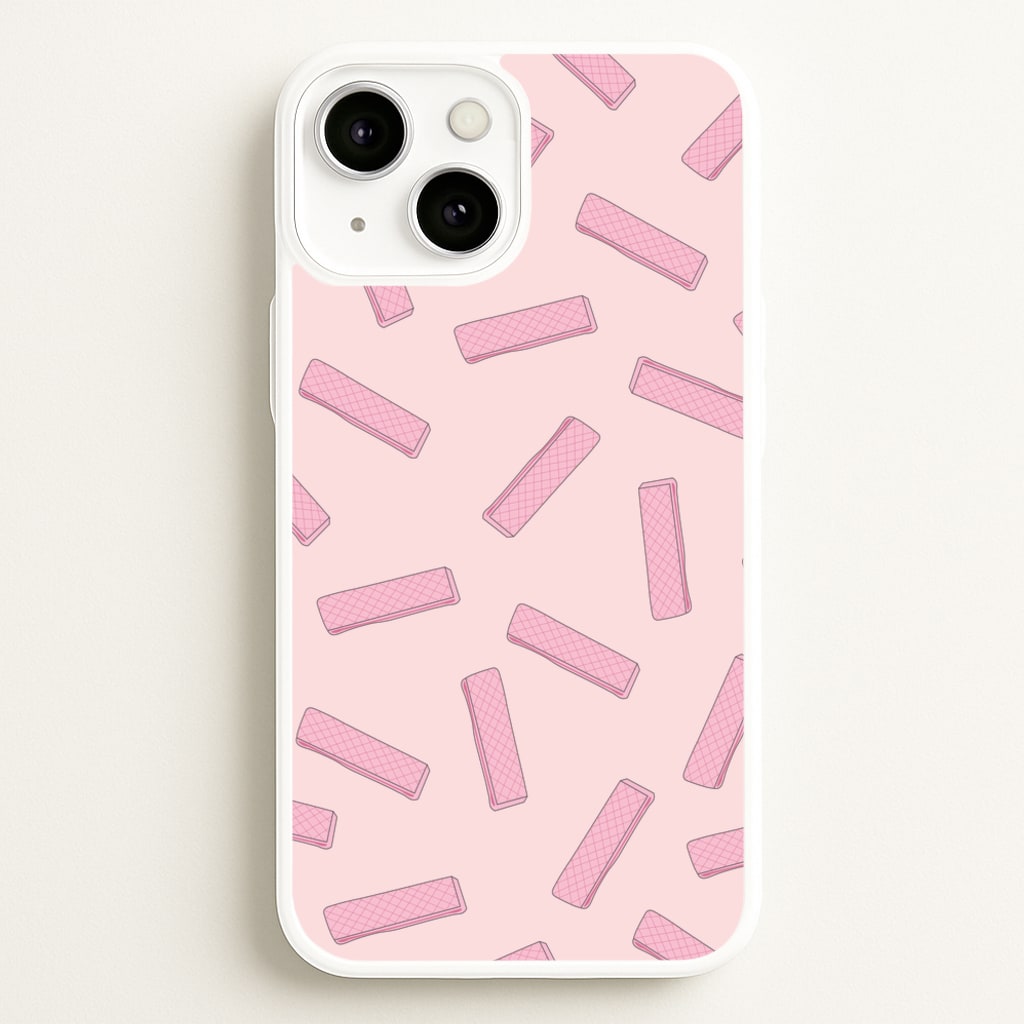 Pink Waffers - Biscuits Patterns  - Biscuits Patterns Phone Case for iPhone 13 Mini