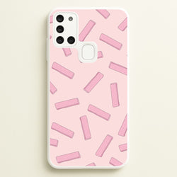 Pink Waffers - Biscuits Patterns  - Biscuits Patterns Phone Case for Galaxy A21s