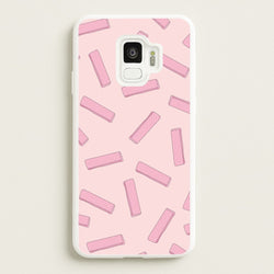 Pink Waffers - Biscuits Patterns  - Biscuits Patterns Phone Case for Galaxy S9