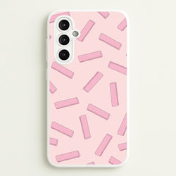 Pink Waffers - Biscuits Patterns  - Biscuits Patterns Phone Case for Galaxy A14