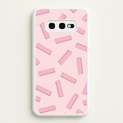 Pink Waffers - Biscuits Patterns  - Biscuits Patterns Phone Case for Galaxy S10e