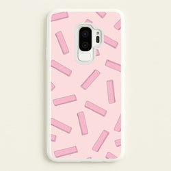 Pink Waffers - Biscuits Patterns  - Biscuits Patterns Phone Case for Galaxy S9 Plus