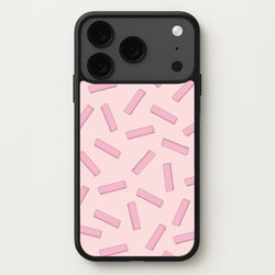 Pink Waffers - Biscuits Patterns Phone Case for iPhone 17 Pro Max