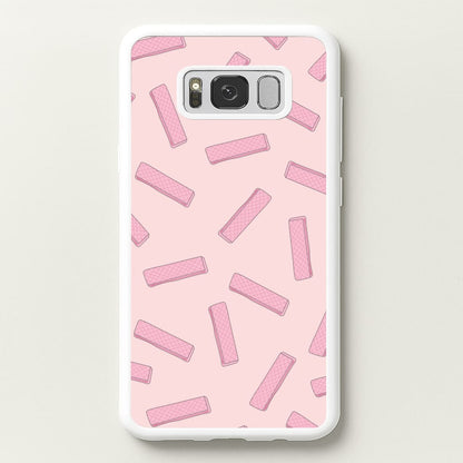Pink Waffers - Biscuits Patterns  - Biscuits Patterns Phone Case for Galaxy S8 Plus
