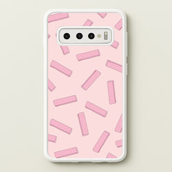 Pink Waffers - Biscuits Patterns  - Biscuits Patterns Phone Case for Galaxy S10