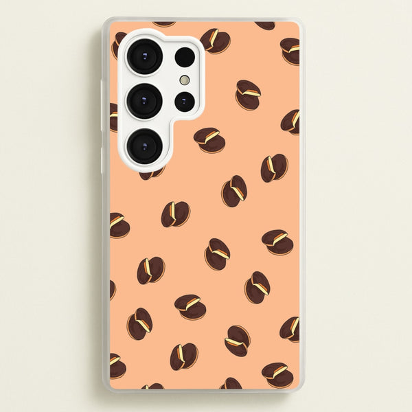 Jaffa Cakes - Biscuits Patterns  - Biscuits Patterns Phone Case for Galaxy S25 Ultra