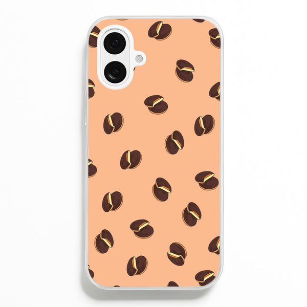 Jaffa Cakes - Biscuits Patterns  - Biscuits Patterns Phone Case for iPhone 16 Plus