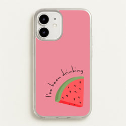 I've Been Drinkin Watermelon - Queen B  - Black Enpowerment Phone Case for iPhone 12 / 12 Pro