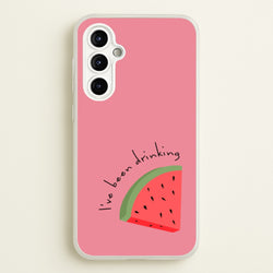 I've Been Drinkin Watermelon - Queen B  - Black Enpowerment Phone Case for Galaxy A54