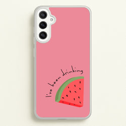 I've Been Drinkin Watermelon - Queen B  - Black Enpowerment Phone Case for Galaxy A34