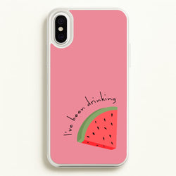 I've Been Drinkin Watermelon - Queen B  - Black Enpowerment Phone Case for iPhone XS Max