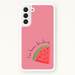 I've Been Drinkin Watermelon - Queen B  - Black Enpowerment Phone Case for Galaxy S22 Plus