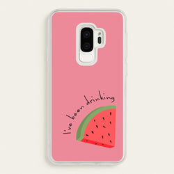 I've Been Drinkin Watermelon - Queen B  - Black Enpowerment Phone Case for Galaxy S9 Plus