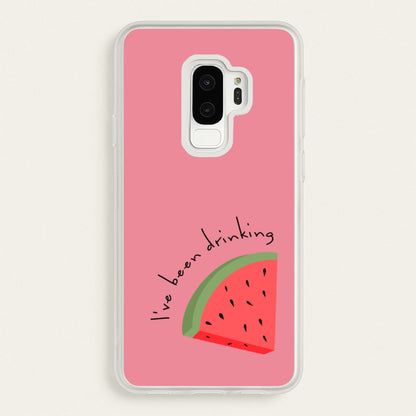 I've Been Drinkin Watermelon - Queen B  - Black Enpowerment Phone Case for Galaxy S9 Plus
