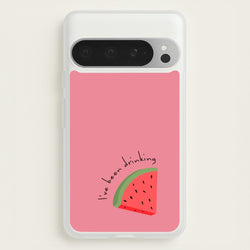 I've Been Drinkin Watermelon - Queen B  - Black Enpowerment Phone Case for Google Pixel 9 Pro XL