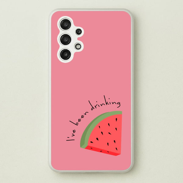 I've Been Drinkin Watermelon - Queen B  - Black Enpowerment Phone Case for Galaxy A13