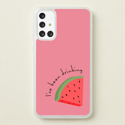 I've Been Drinkin Watermelon - Queen B  - Black Enpowerment Phone Case for Galaxy A71