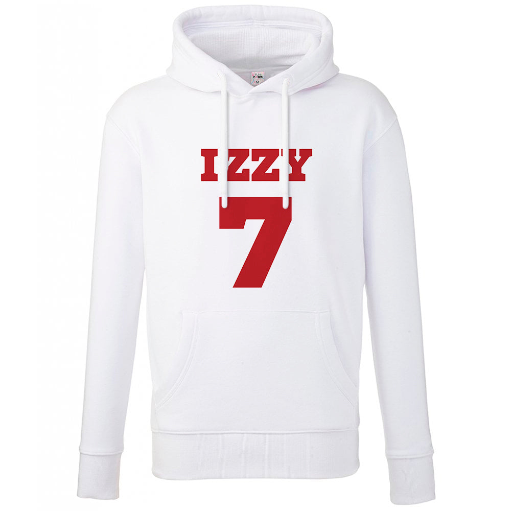 Black And White Stripes - Personalised Football   Hoodie