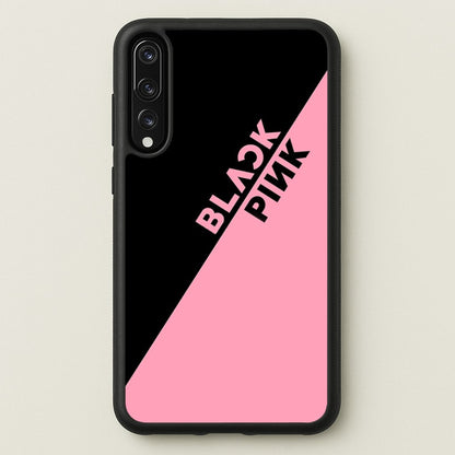 Diagonal Girl K-Pop Band Logo  - Blackpink Phone Case for Huawei P20 Pro